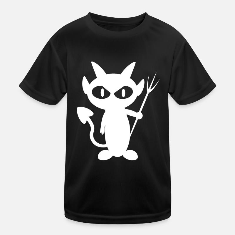White Devil T-Shirt Kids Functional T-Shirt