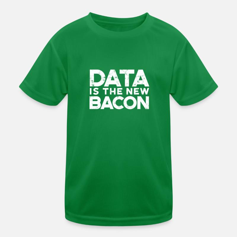 Daten sind der neue Speck - Datenbank Kinder Funktions-T-Shirt