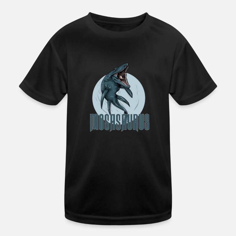 Mosasaurus I Marine Repiel Cretaceous Fossils Kids Functional T-Shirt