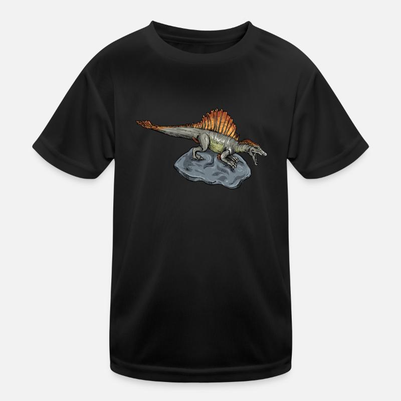 Spinosaurus I Thorn Lizard Cretaceous Fossil Kids Functional T-Shirt