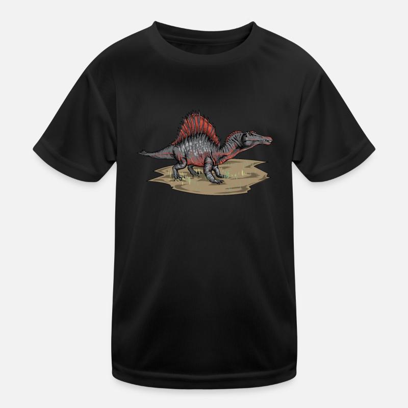 Spinosaurus I Thorn Lizard Cretaceous Fossil Kids Functional T-Shirt