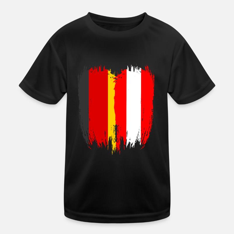 Allemagne Drapeau Autriche T-shirt sport Enfant