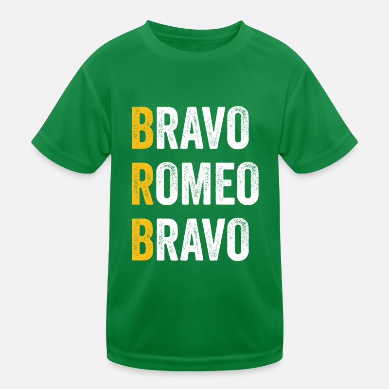 Chat par ordinateur Bravo Romeo Bravo - BRB T-shirt sport Enfant