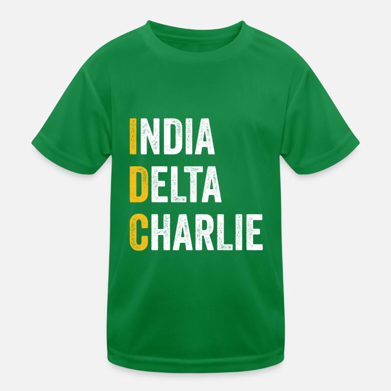 Chat par ordinateur Inde Delta Charlie - IDC T-shirt sport Enfant