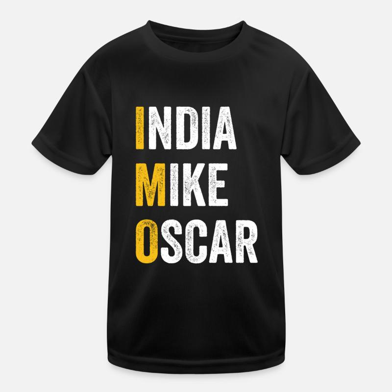 Computer Chat Inde Mike Oscar - OMI T-shirt sport Enfant