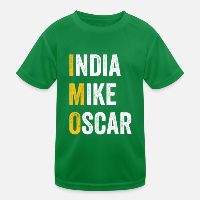 Computer Chat Inde Mike Oscar - OMI T-shirt sport Enfant