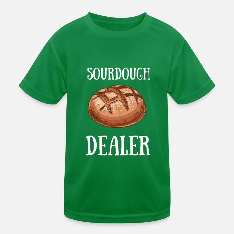 Sourdough Bread Baking Bakers Sourdough Starter Kids Functional T-Shirt