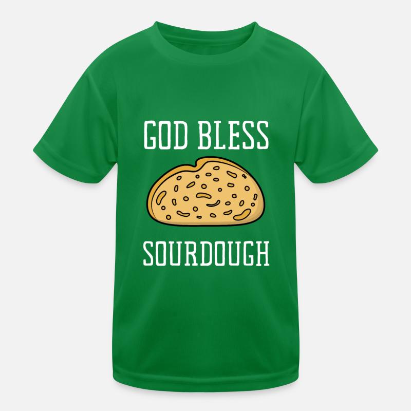 Sourdough Bread Baking Bakers Sourdough Starter Kids Functional T-Shirt