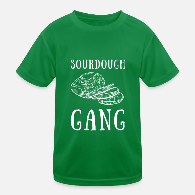 Sourdough Bread Baking Bakers Sourdough Starter Kids Functional T-Shirt