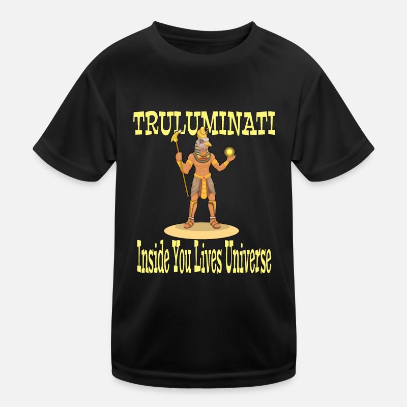Truluminati Egypte Pyramide égyptienne Temple du Pharaon T-shirt sport Enfant