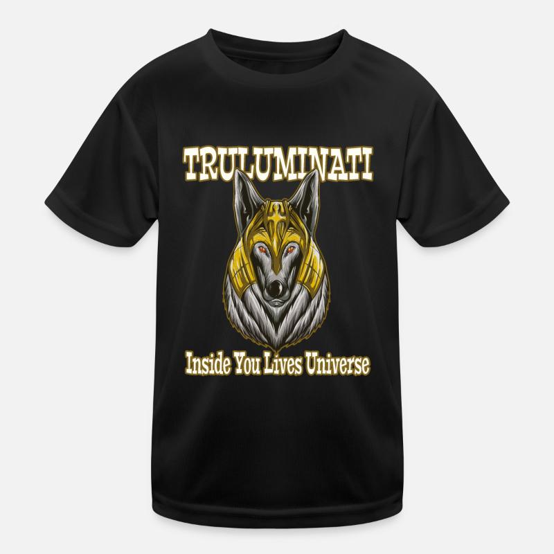 Truluminati Egypt Ägypter Pyramide Pharaoh Tempel Kinder Funktions-T-Shirt