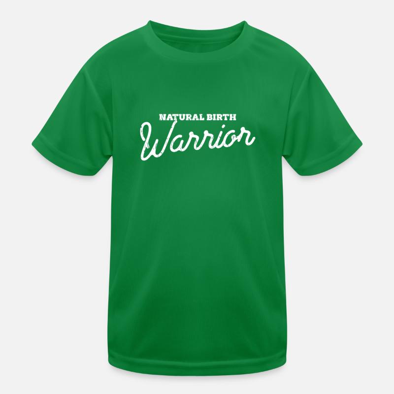 Natural Birth Warrior - naissance T-shirt sport Enfant