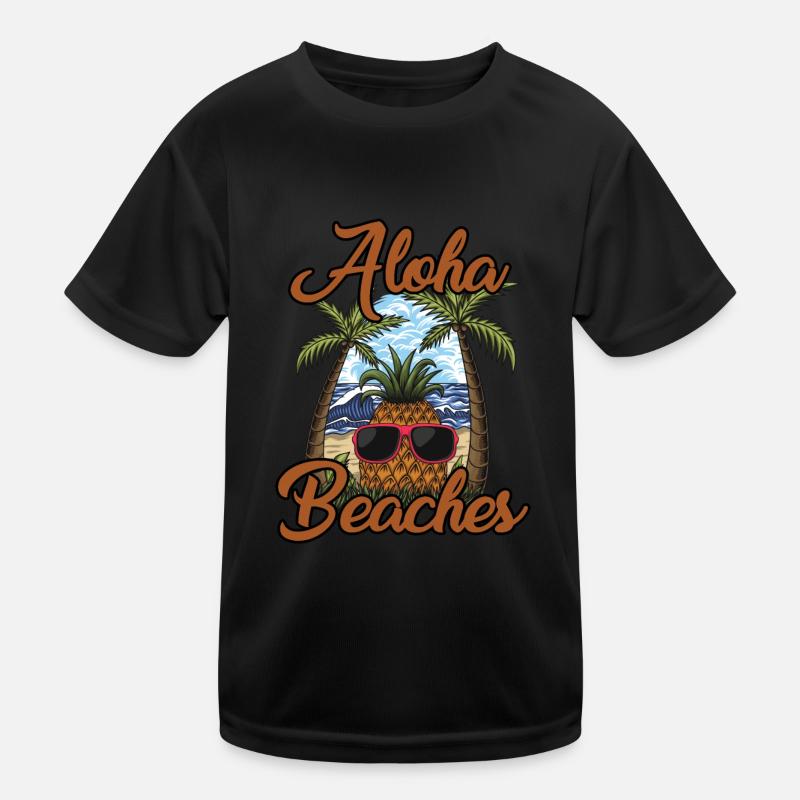 Aloha Beaches Kids Functional T-Shirt