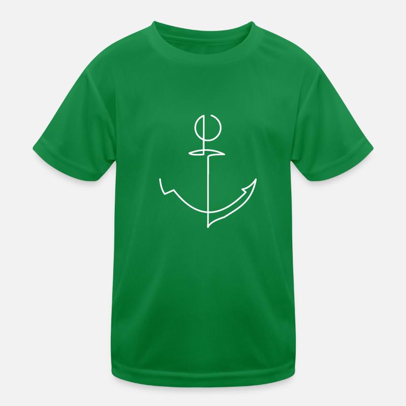 Ancre maritime T-shirt sport Enfant