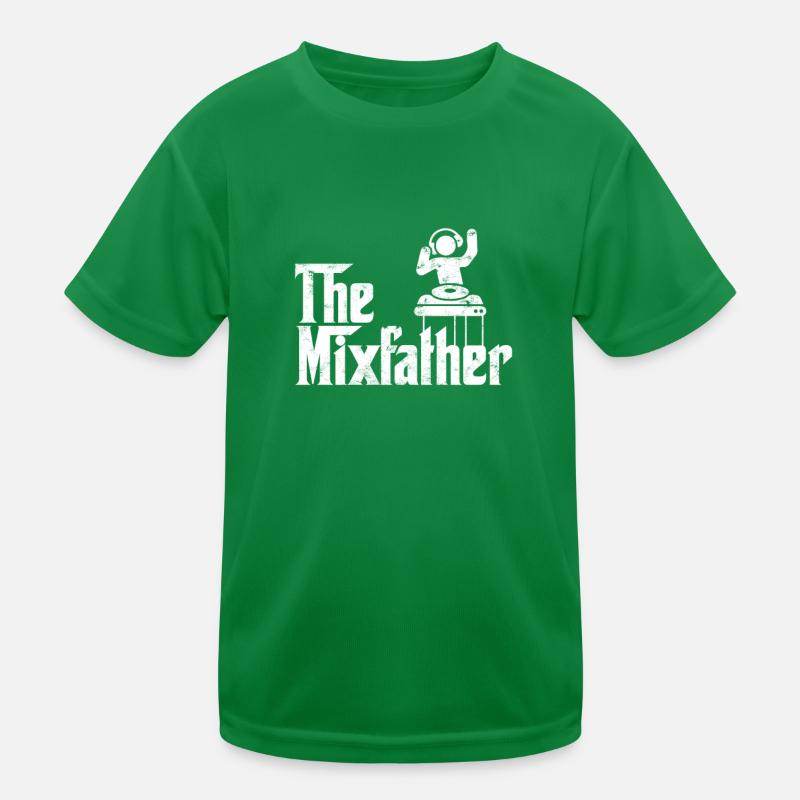 The Mixfather - turntable Kids Functional T-Shirt