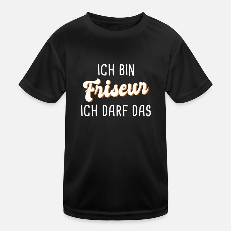 Friseur Kinder Funktions-T-Shirt