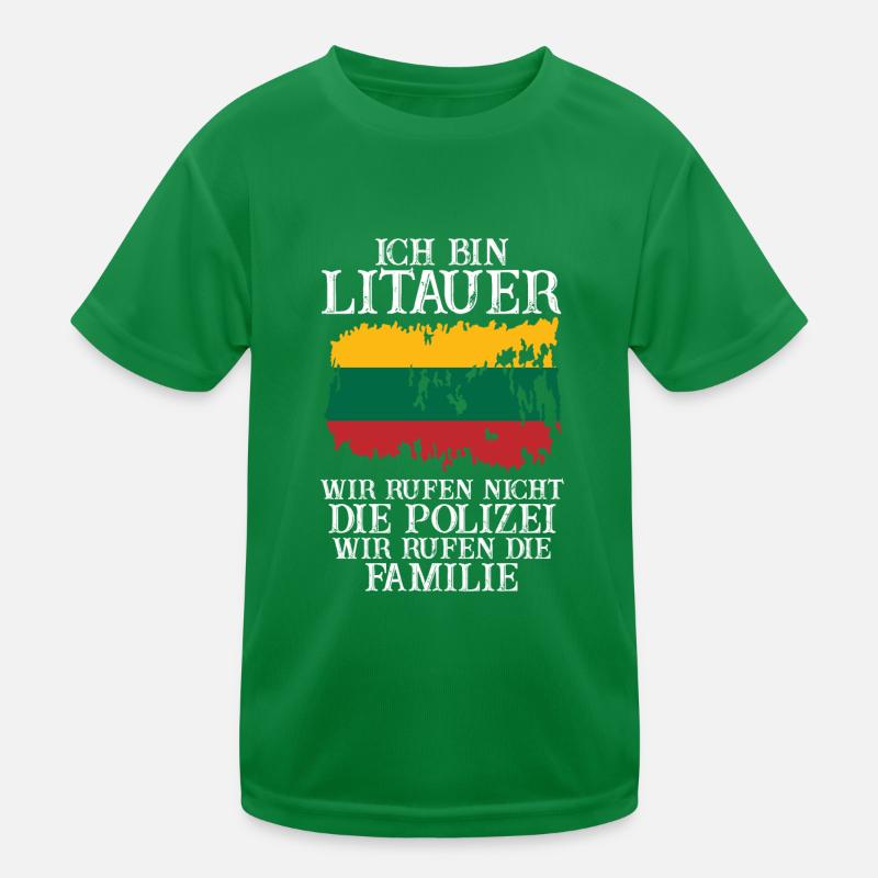 Litauen Litauer Litauisches Kinder Funktions-T-Shirt