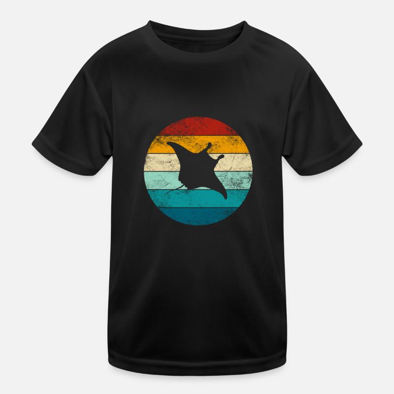 Stingray Manta Rays Retro Cadeau T-shirt sport Enfant