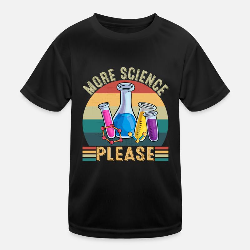 Plus de science s’il vous plaît Vintage T-shirt sport Enfant