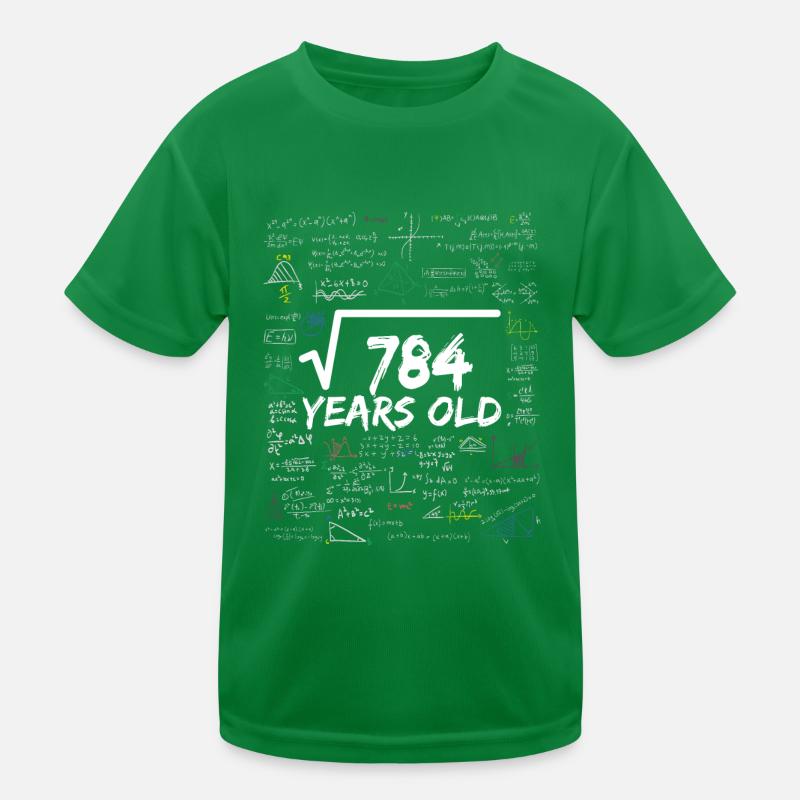 Racine carrée de 784 28TH Funny Math Birthday T-shirt sport Enfant