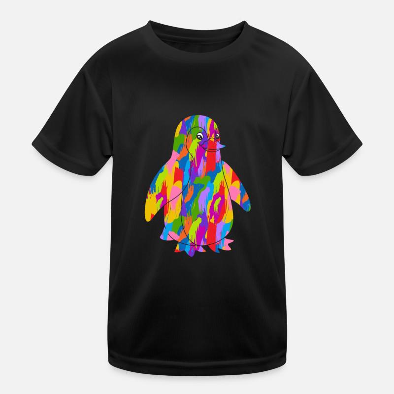 Pingouin coloré T-shirt sport Enfant