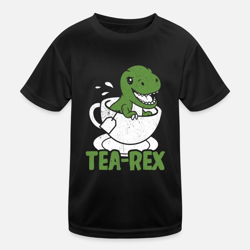 Tea-Rex Süßer T Rex Dinosaur Dino Tee Liebhaber Kinder Funktions-T-Shirt