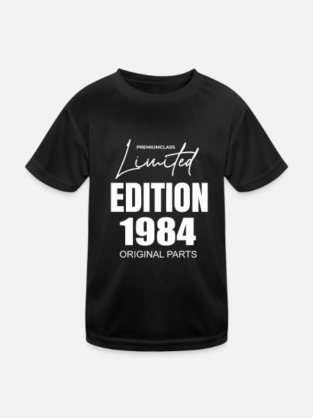 Limited Edition 1984 - Kids Functional T-Shirt - black - Front