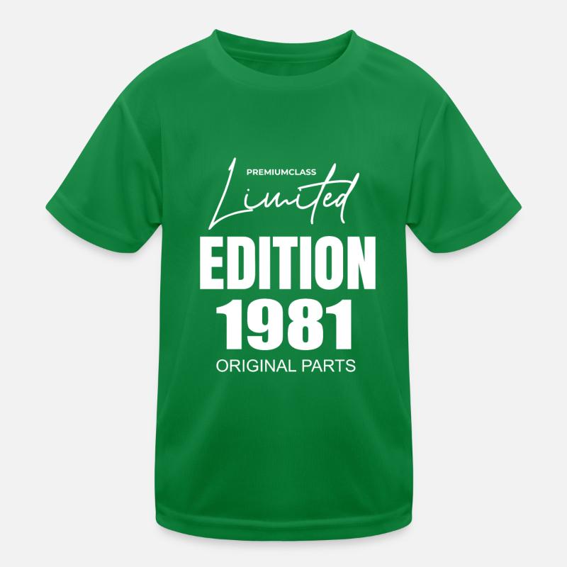Limited Edition 1981 Kinder Funktions-T-Shirt