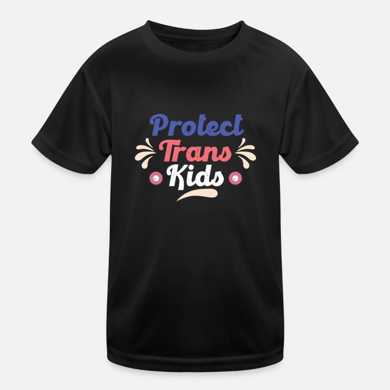 Protect Trans Kids Transgender LGBTQ Pride Kinder Kinder Funktions-T-Shirt