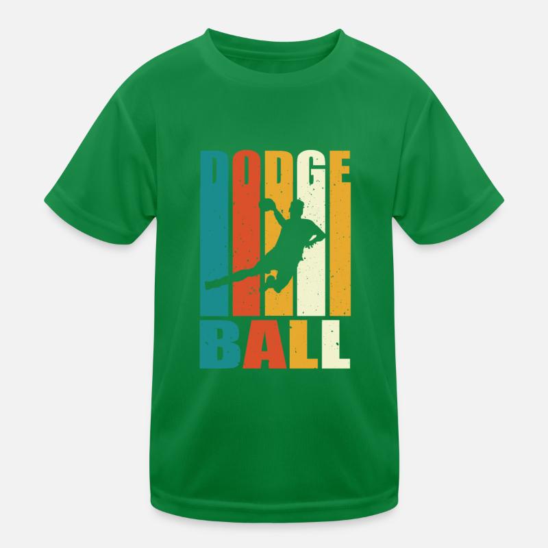 Dodgeball Kinder Funktions-T-Shirt