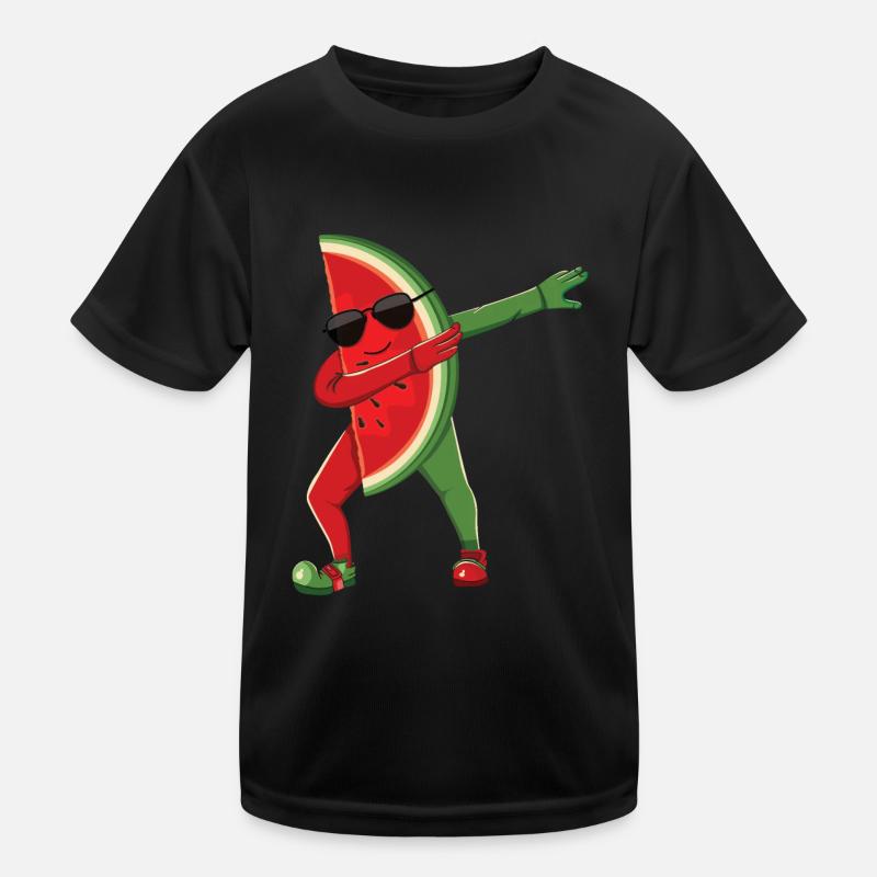 Plage 2022 Tropical Dabbing Pastèque Été T-shirt sport Enfant