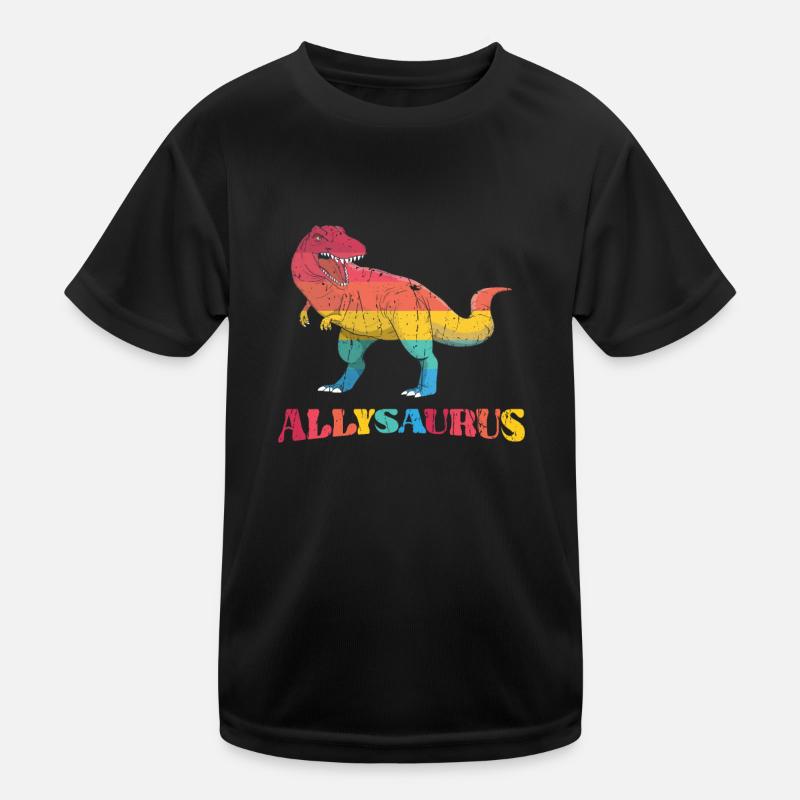 Allysaurus - Dinosaurierliebhaber Kinder Funktions-T-Shirt