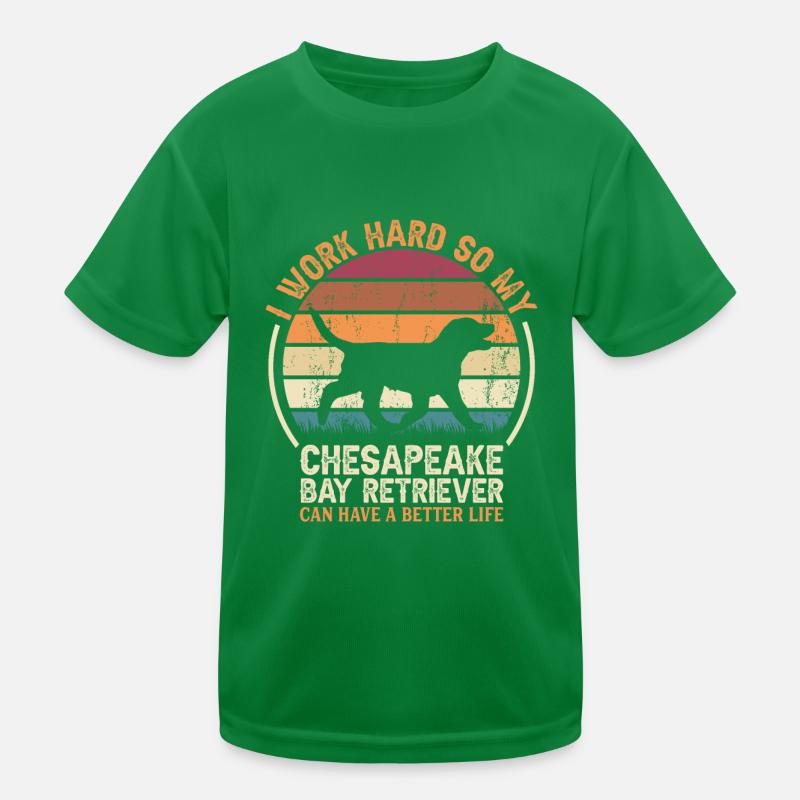 Travailler dur - Retro Cavalier T-shirt sport Enfant