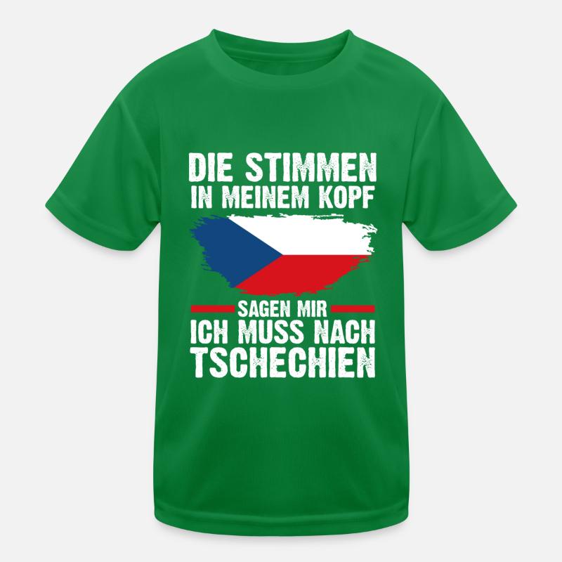 Tschechien Tscheche Tschechisches Kinder Funktions-T-Shirt