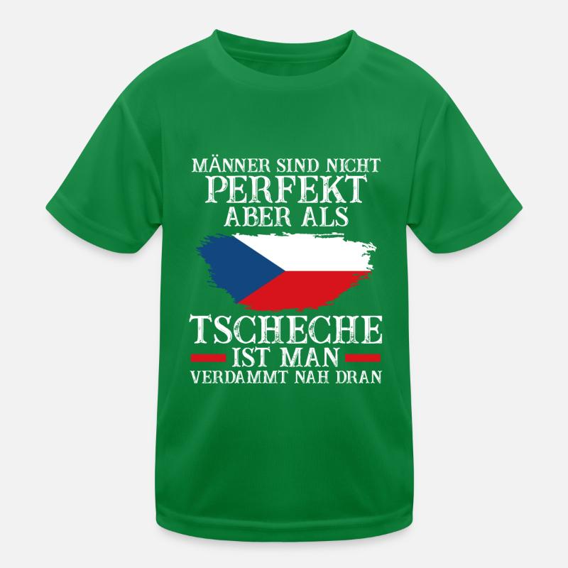 Tschechien Tscheche Tschechisches Kinder Funktions-T-Shirt