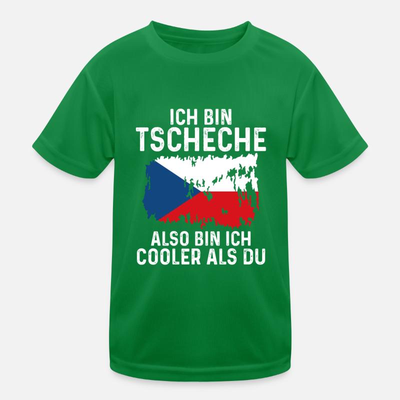 Tschechien Tscheche Tschechisches Kinder Funktions-T-Shirt