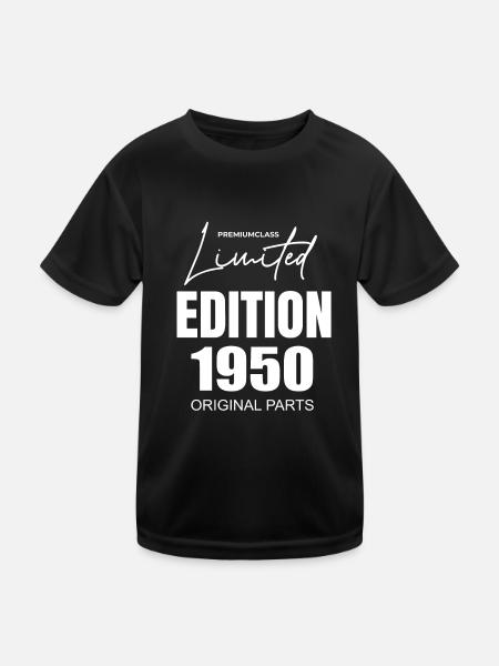 Édition limitée 1950 - T-shirt sport Enfant - noir - Devant