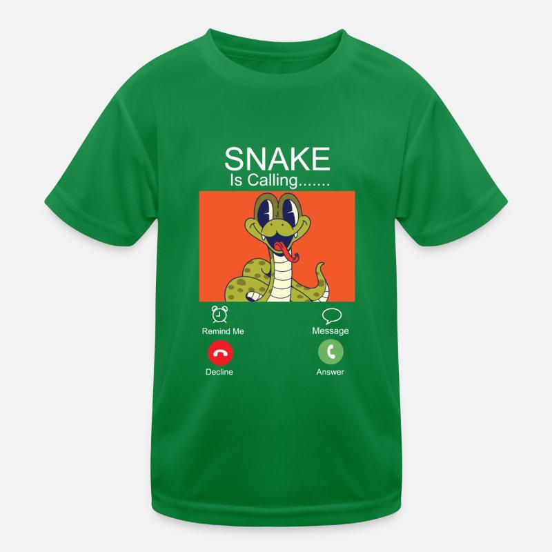 Snake Serpent Phone Display Snake Kinder Funktions-T-Shirt