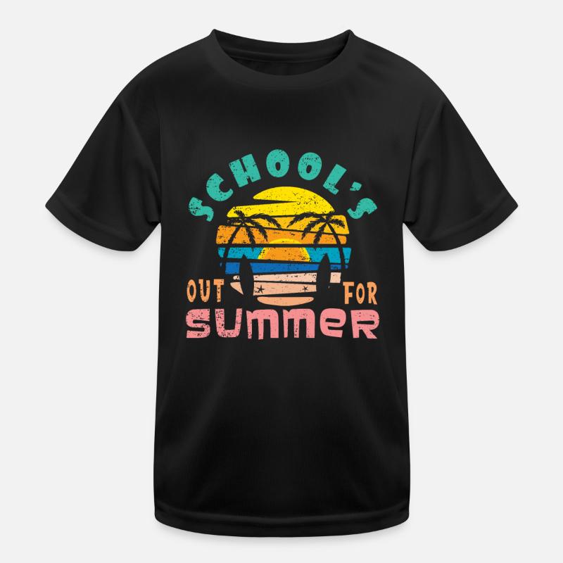 Journée d’école rétro Happy Last Class Summer T-shirt sport Enfant