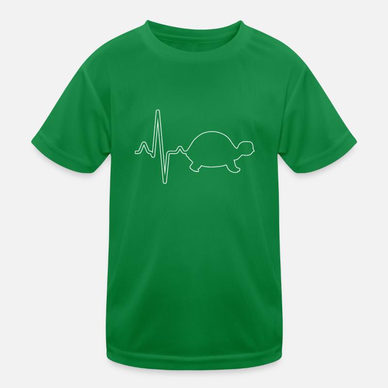 Turtle Heartbeat Kids Functional T-Shirt
