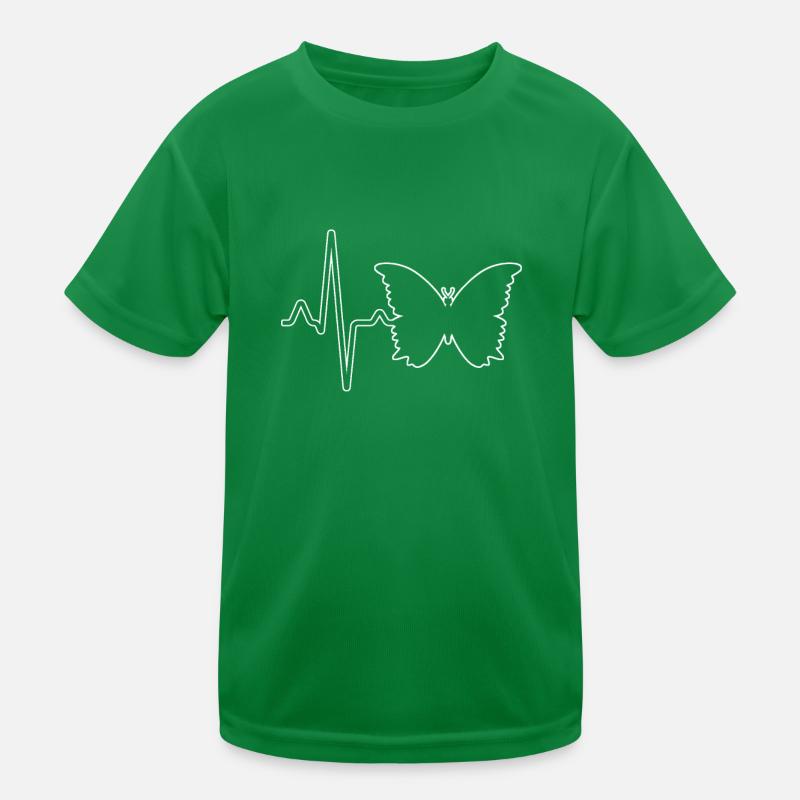 Battement de cœur papillon T-shirt sport Enfant