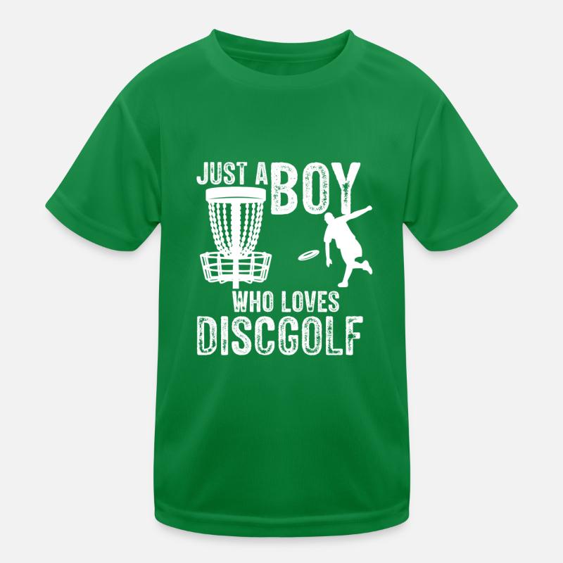 Junge, Der Disc Golf Vintage Ultimate Frisbee Kinder Funktions-T-Shirt