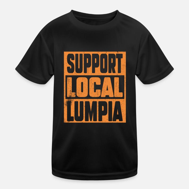 Support Local Lumpia Kids Functional T-Shirt