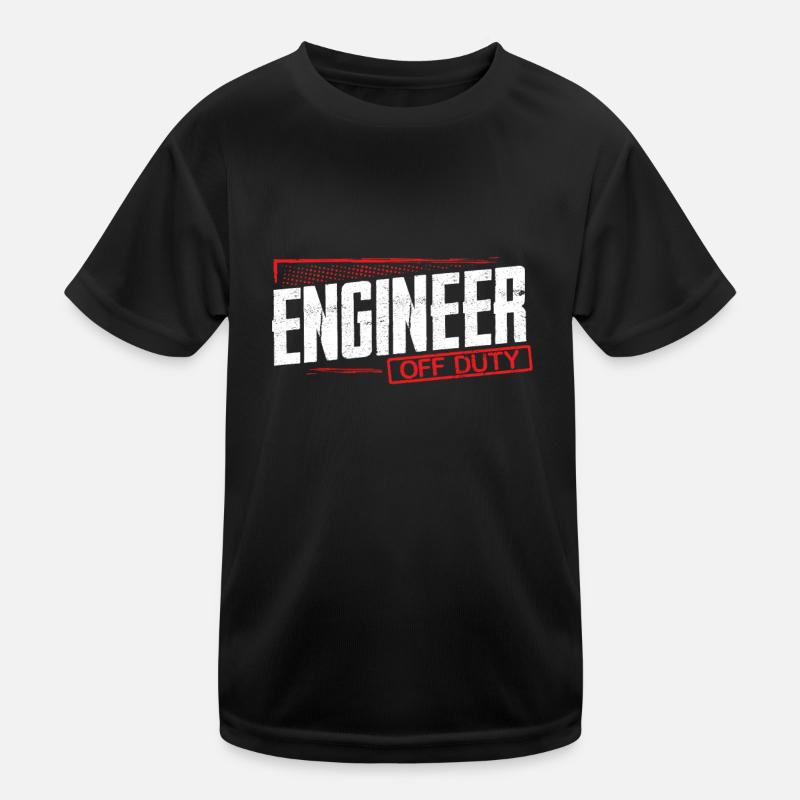 Engineer Gift Engineer Off Duty Engineering Humor Kids Functional T-Shirt
