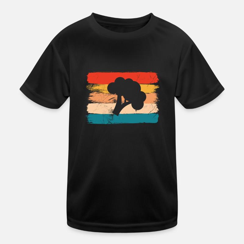 Broccoli Vegan Lover Retro Healthy Gift idea Kids Functional T-Shirt