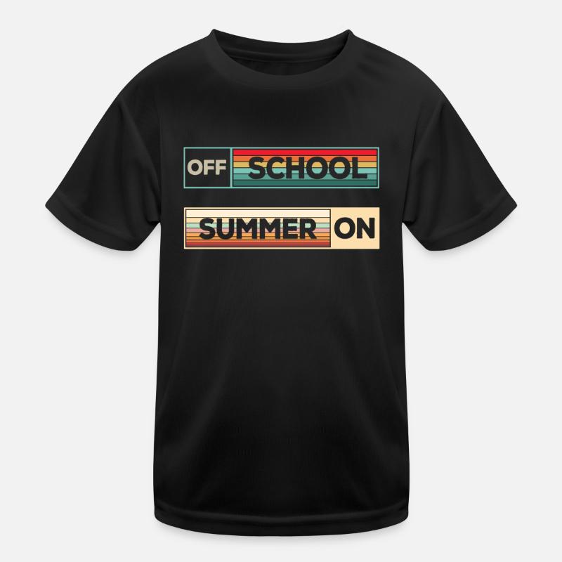 School is outside, summer up Kids Functional T-Shirt