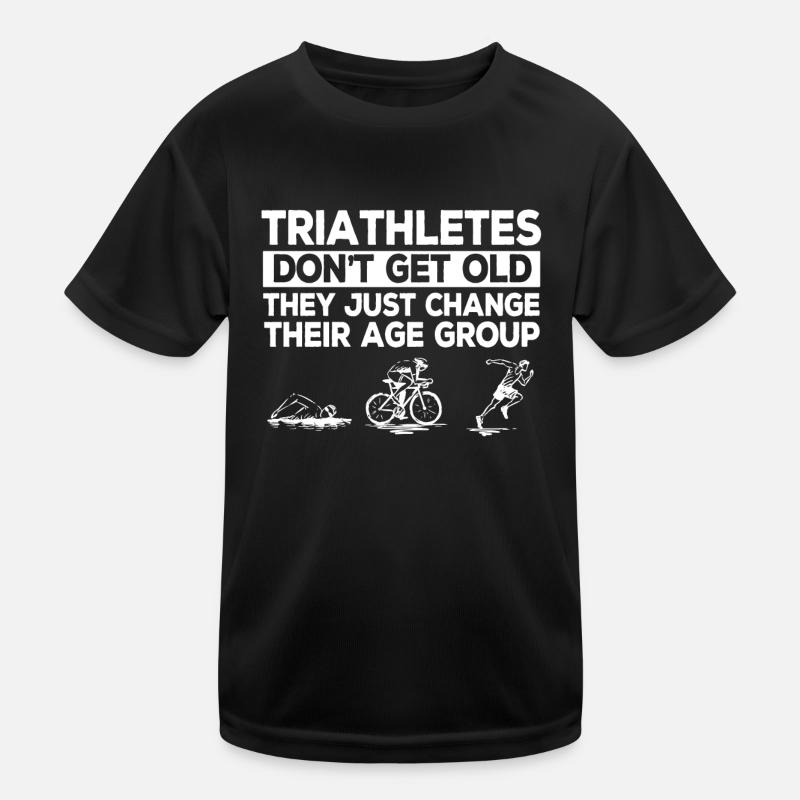 Triathletes will not change old Age group Kids Functional T-Shirt