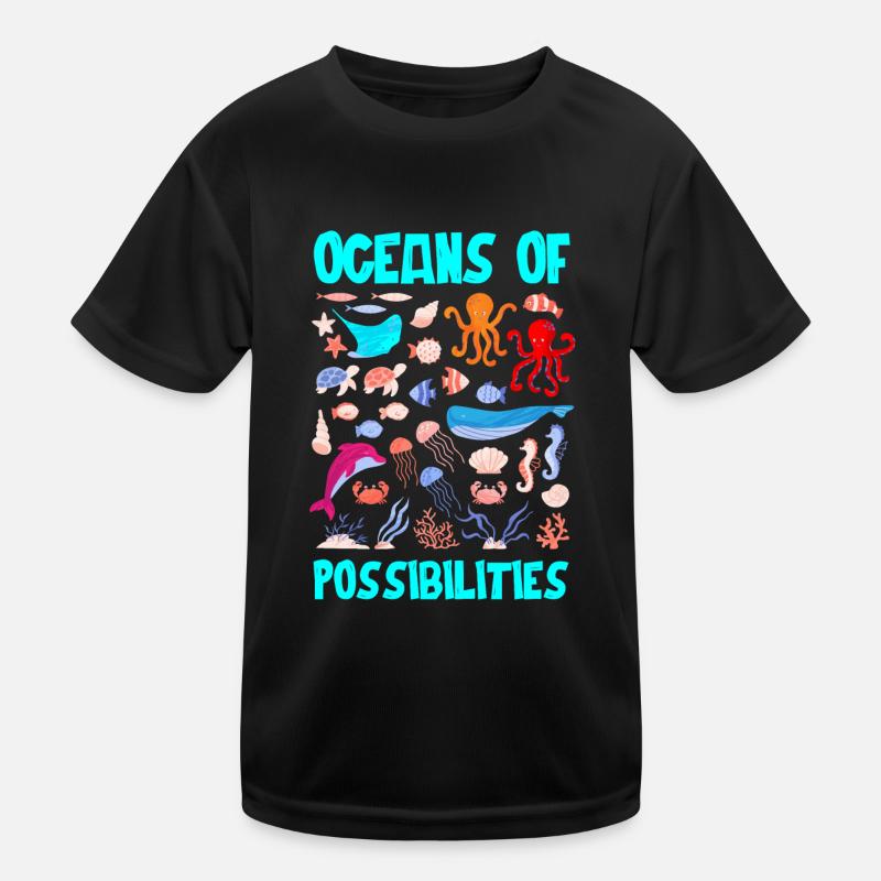 Océan de possibilités, lecteurs, lecture T-shirt sport Enfant