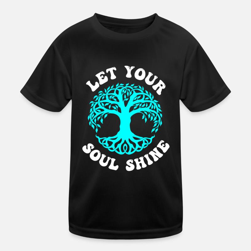 Mettez votre âme briller, chakra Astrologie T-shirt sport Enfant