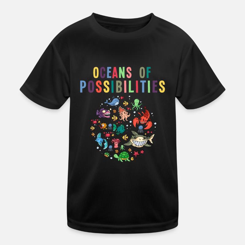 Ozean Der Möglichkeiten, Leser, Lesen Kinder Funktions-T-Shirt